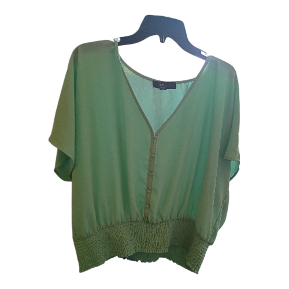 Forever 21 Plus Mint Green Top